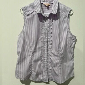 Brothers Sleeveless Blouse Sz 14